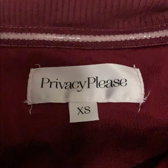 Privacy Please Bodysuit- XS new with tags - Picture 3 of 3